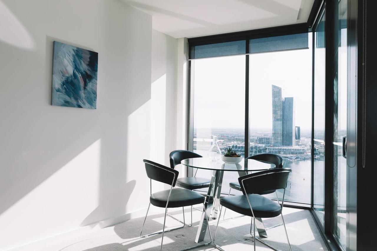 Ferienwohnung Experience Waterfront Luxury With Views Melbourne City Exterior foto